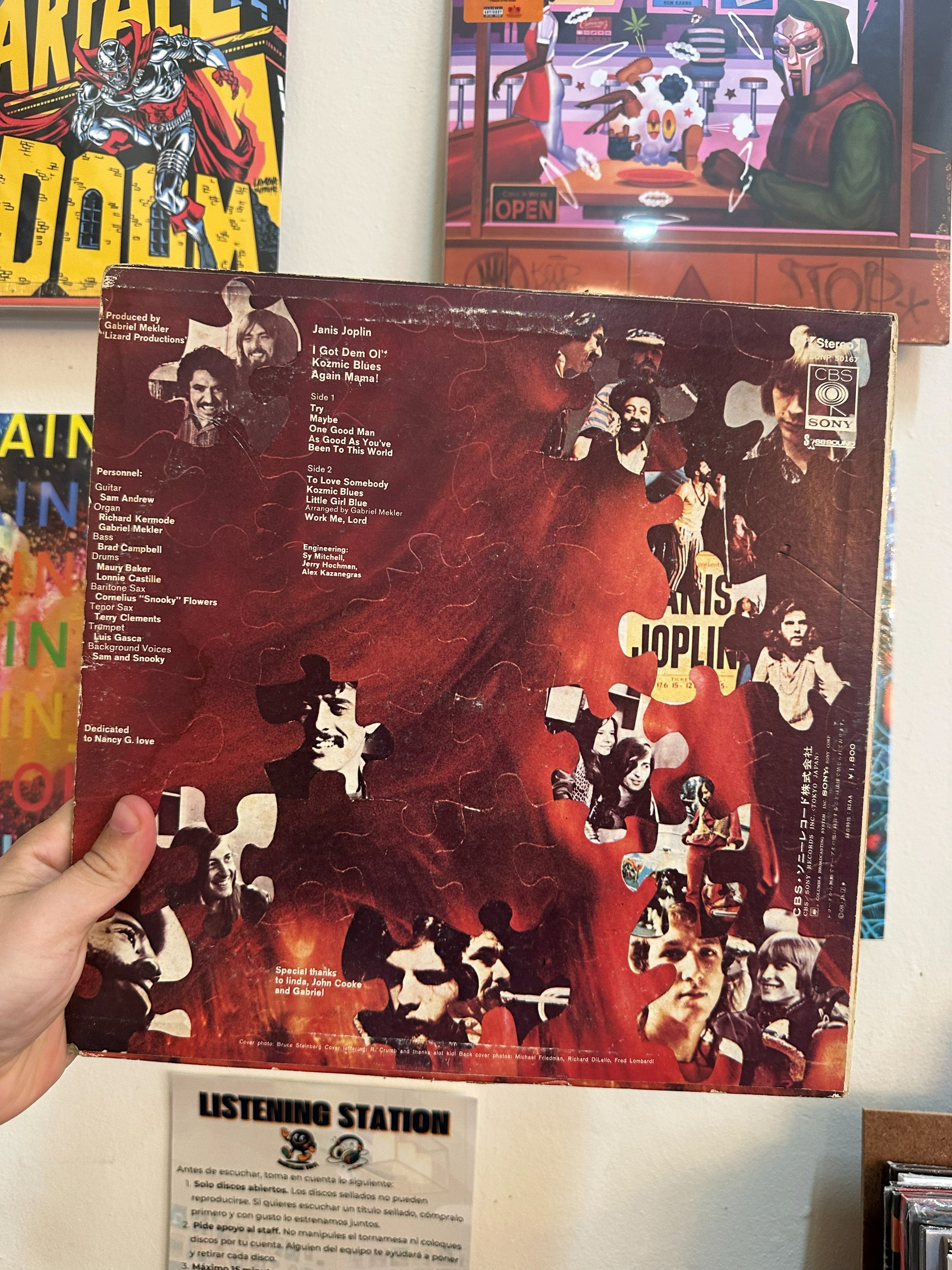 Janis Joplin – I Got Dem Ol' Kozmic Blues Again Mama! (JPN-1969)