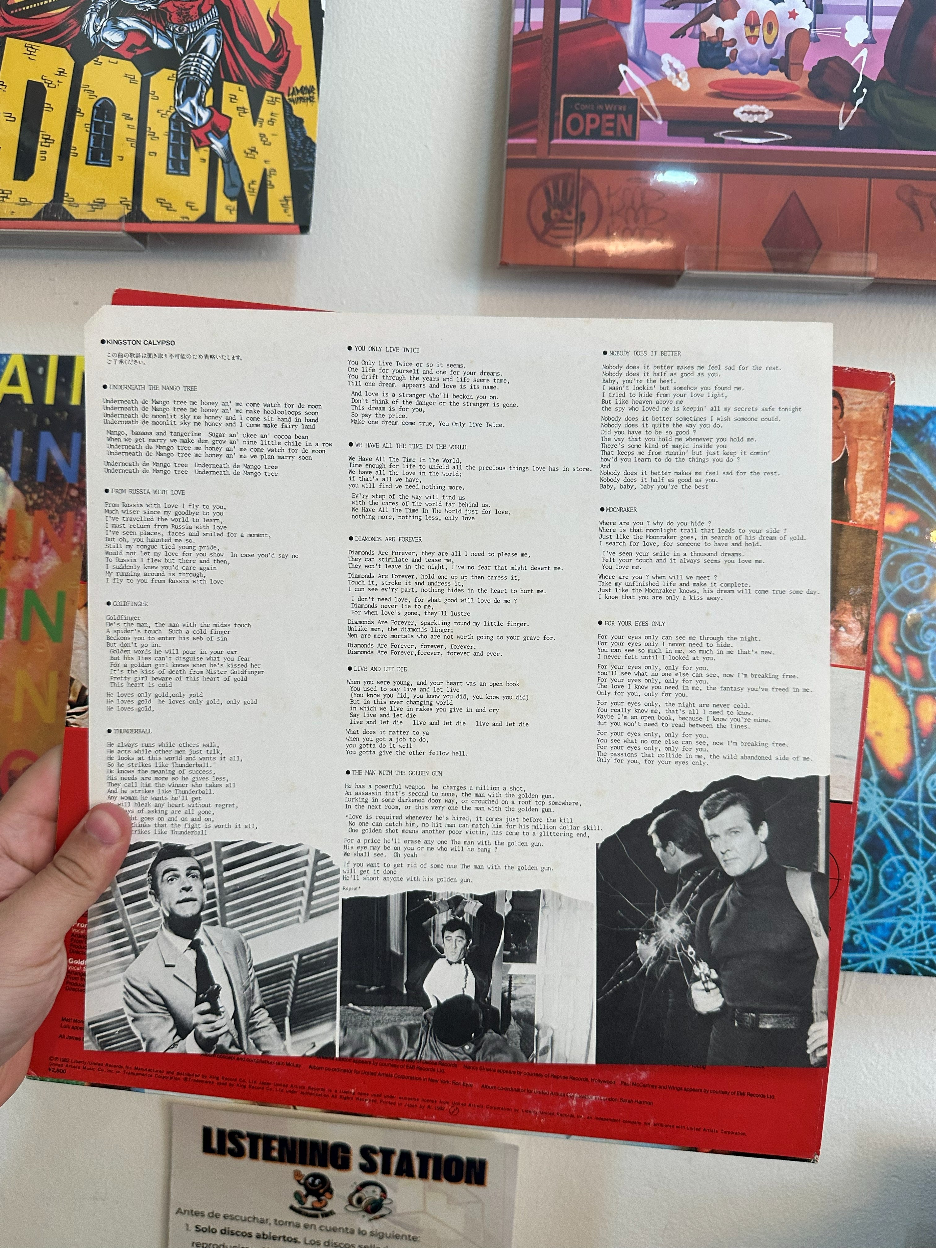 Various – James Bond Greatest Hits (JPN-1982)