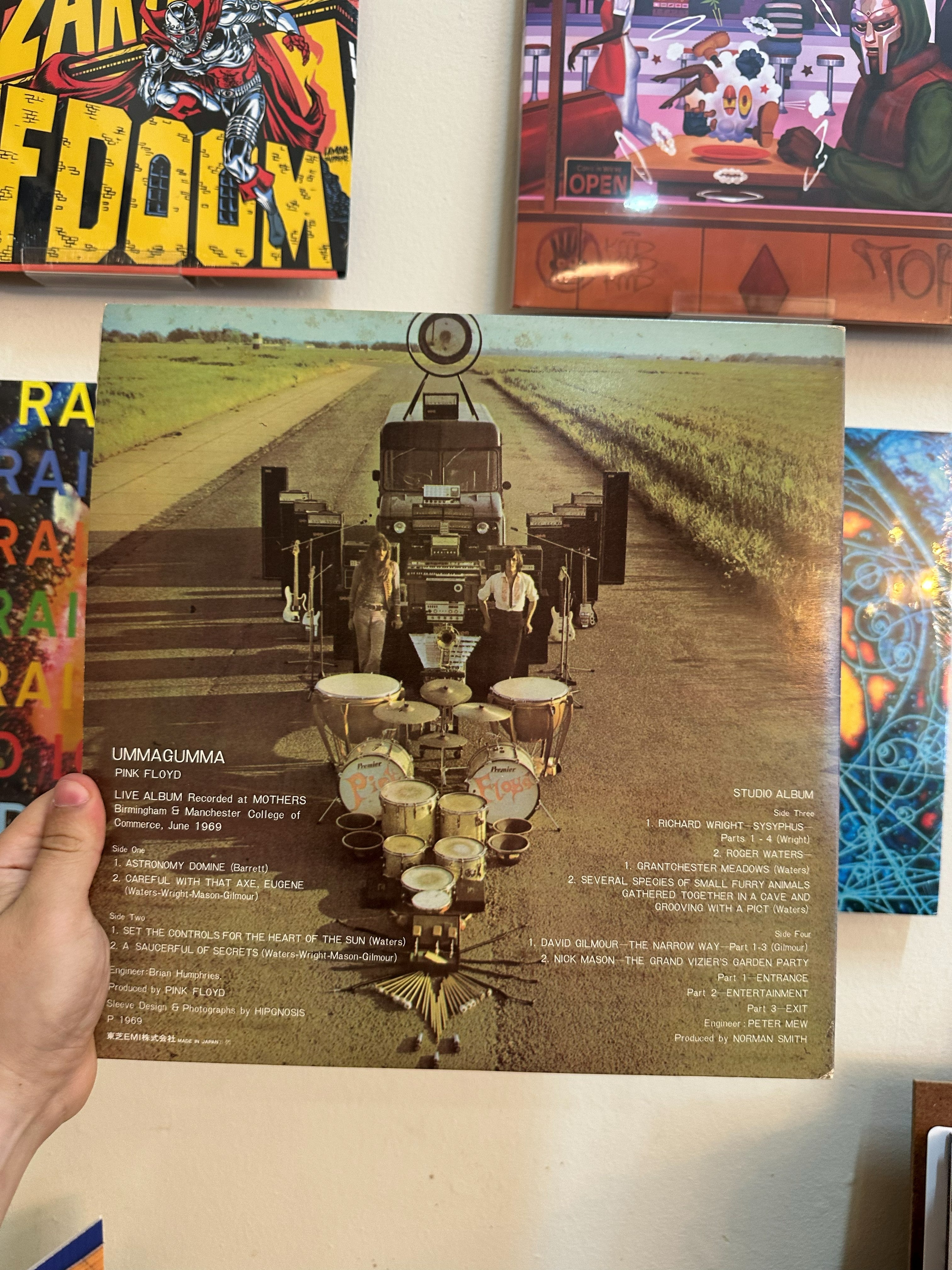 Pink Floyd Ummagumma contraportada