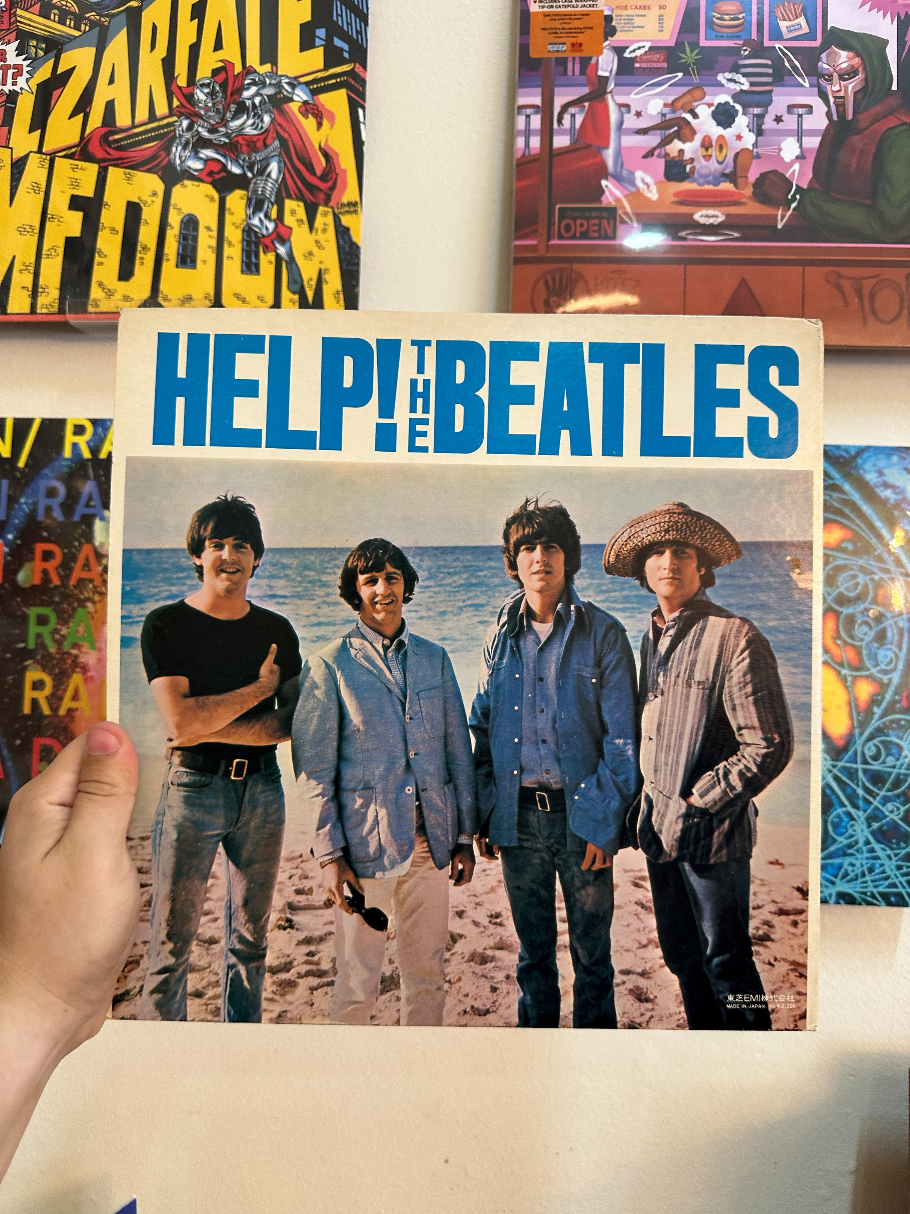 The Beatles Help! contraportada