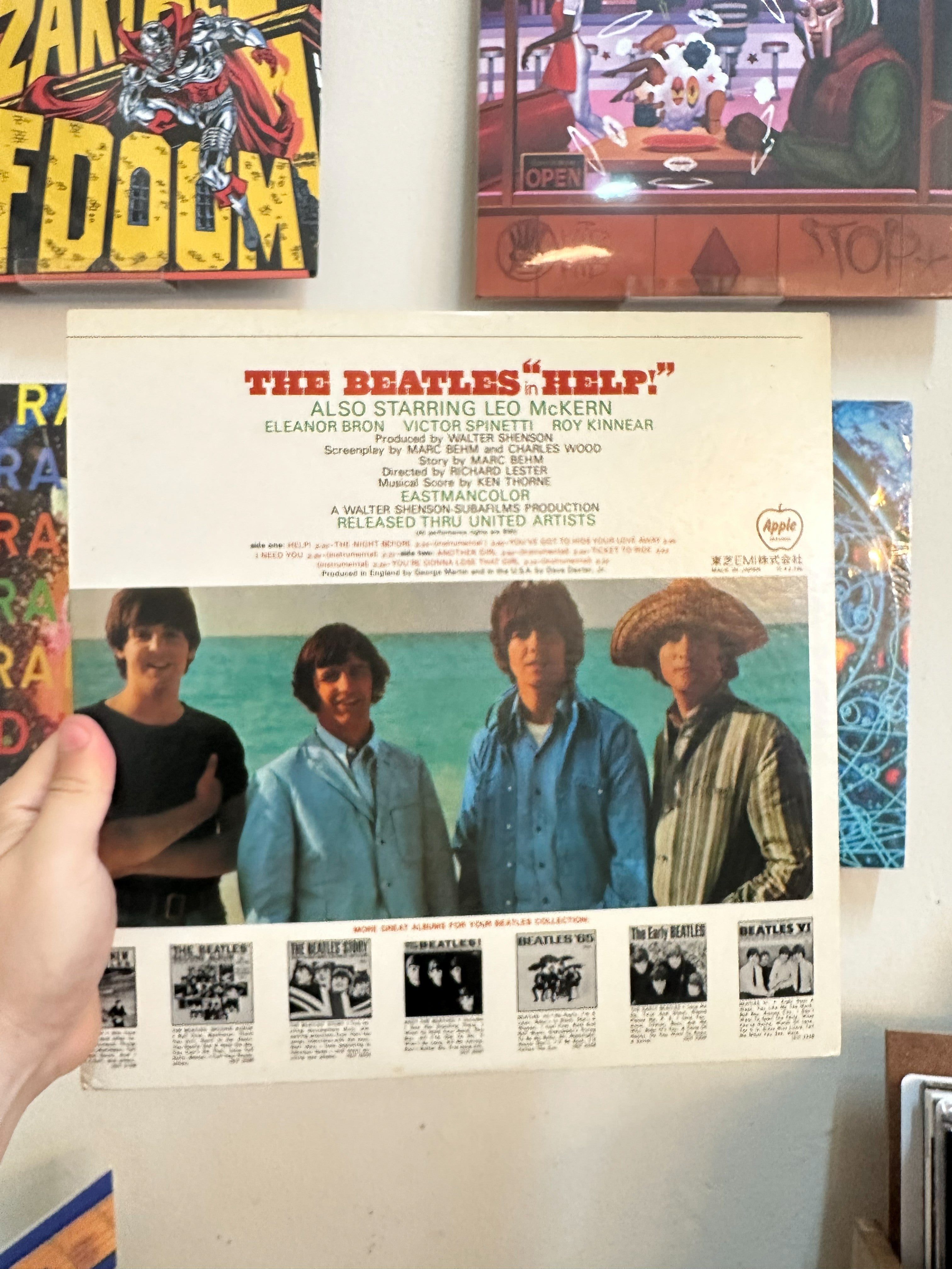 Beatles Help! OST contraportada