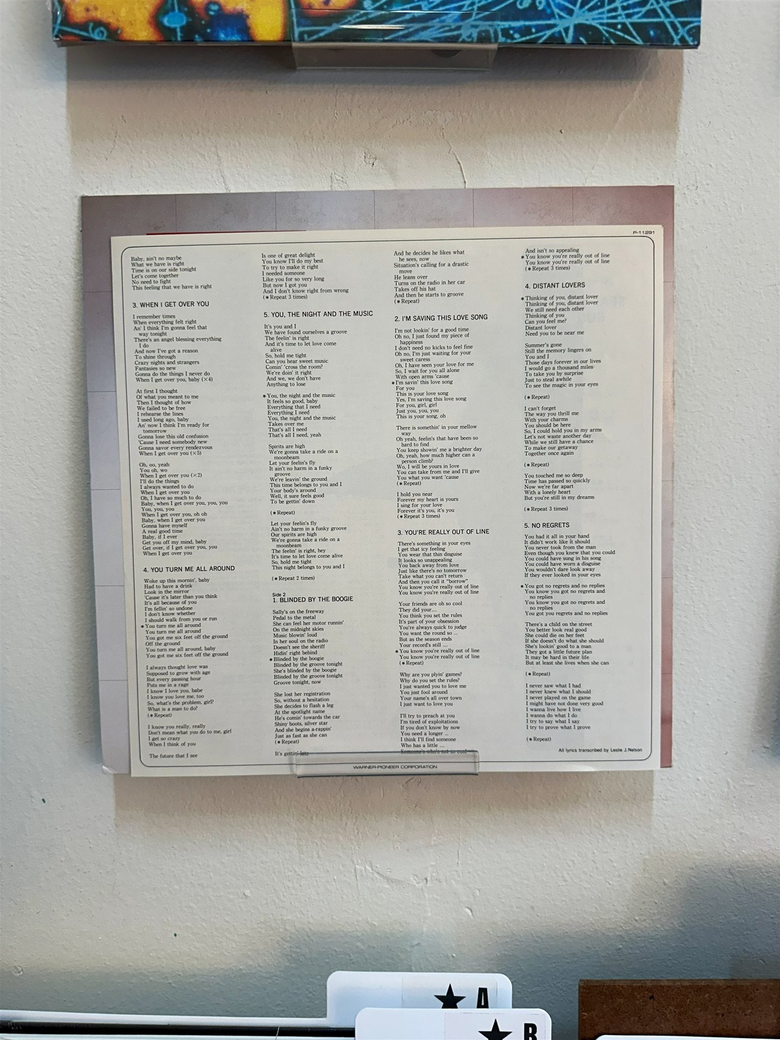 Rufus – Seal In Red (JPN 1983) — Insert 2
