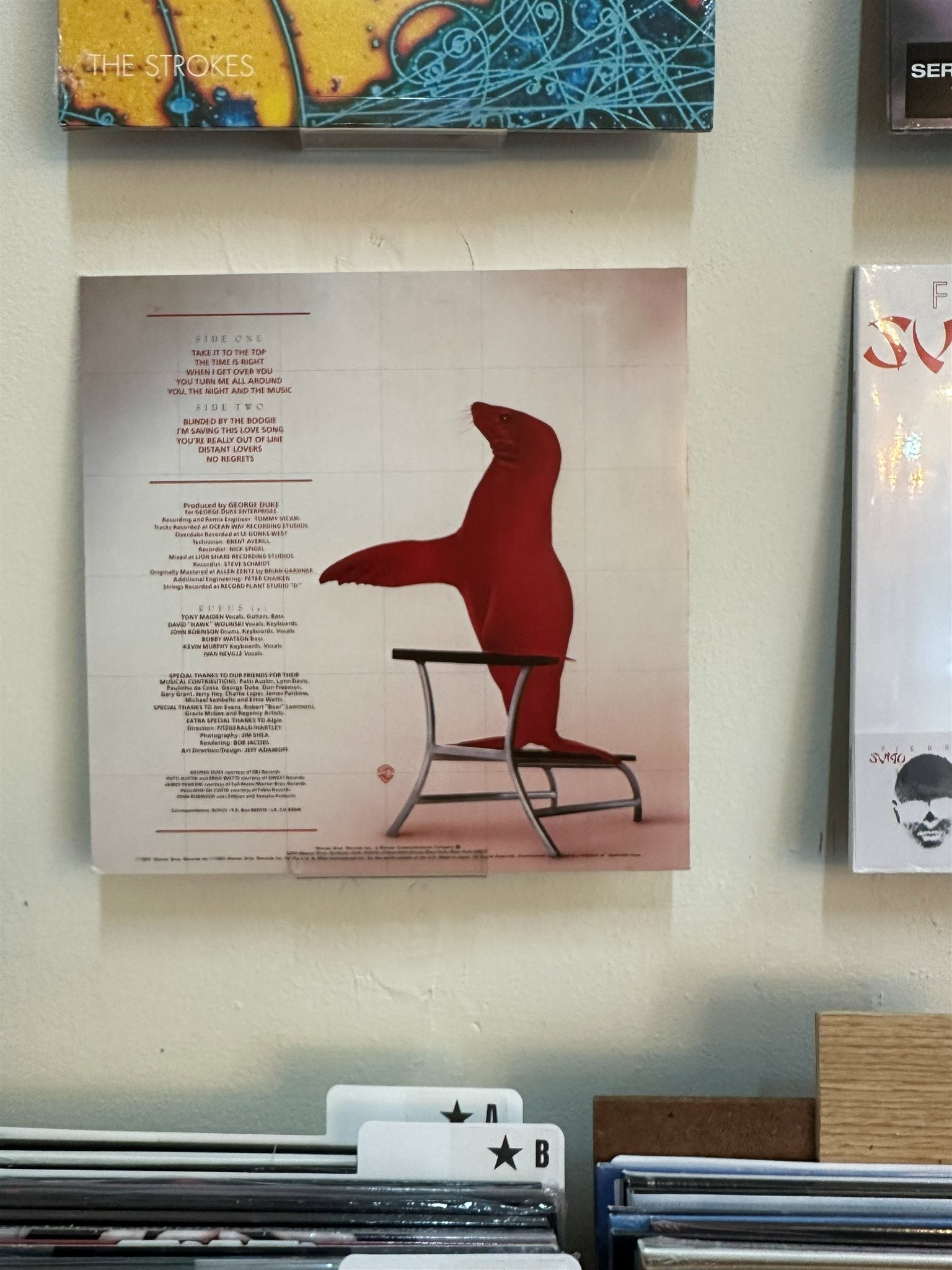 Rufus – Seal In Red (JPN 1983) — Contraportada