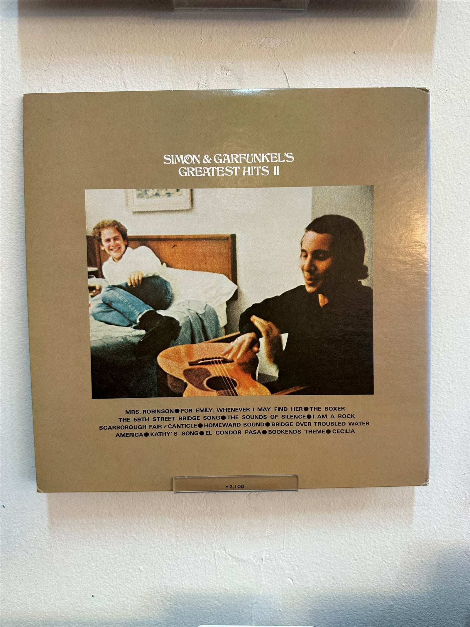 Simon & Garfunkel – Greatest Hits II (JPN 1972) — Contraportada