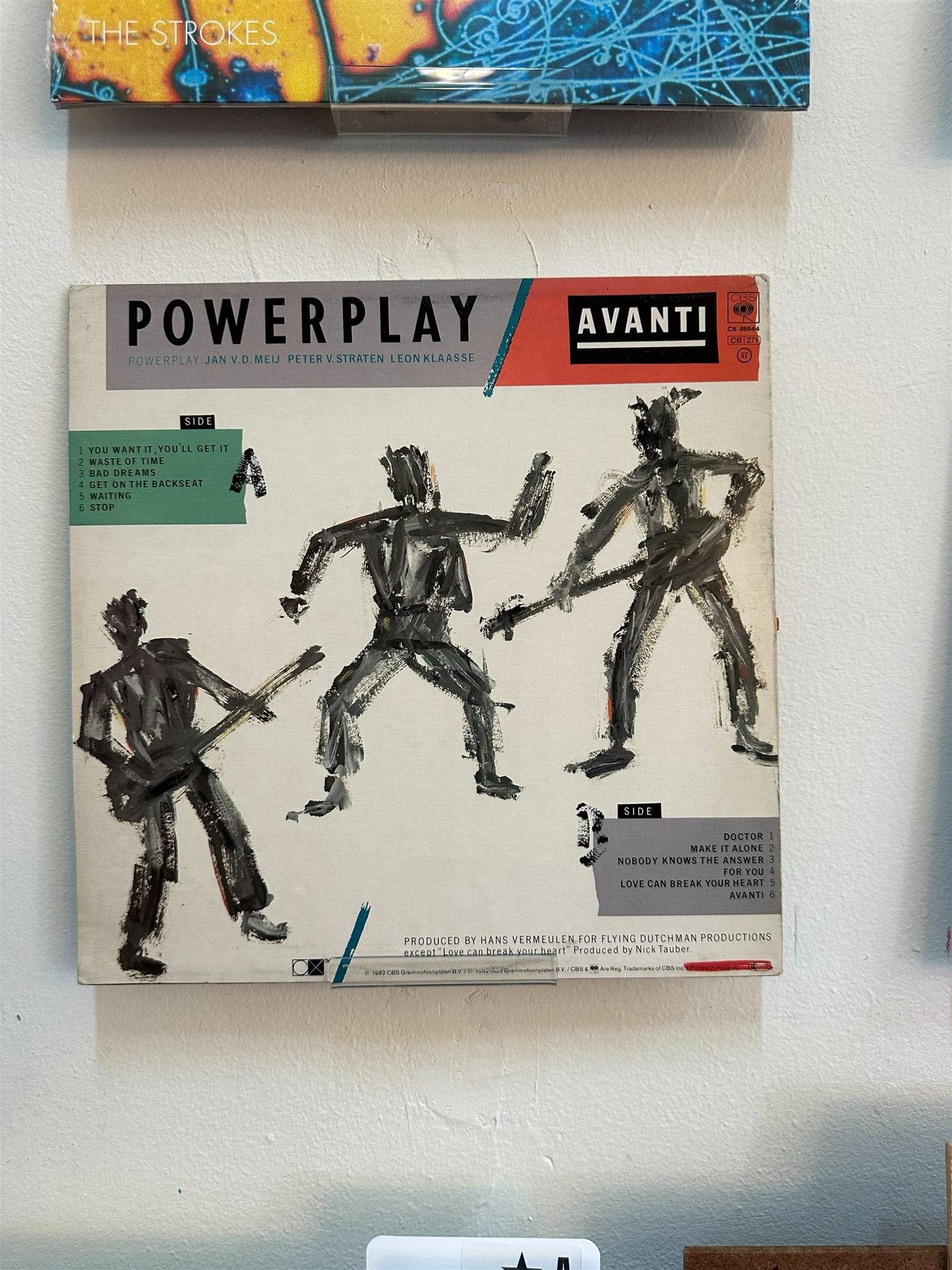 Powerplay – Avanti (NL 1982) — Contraportada