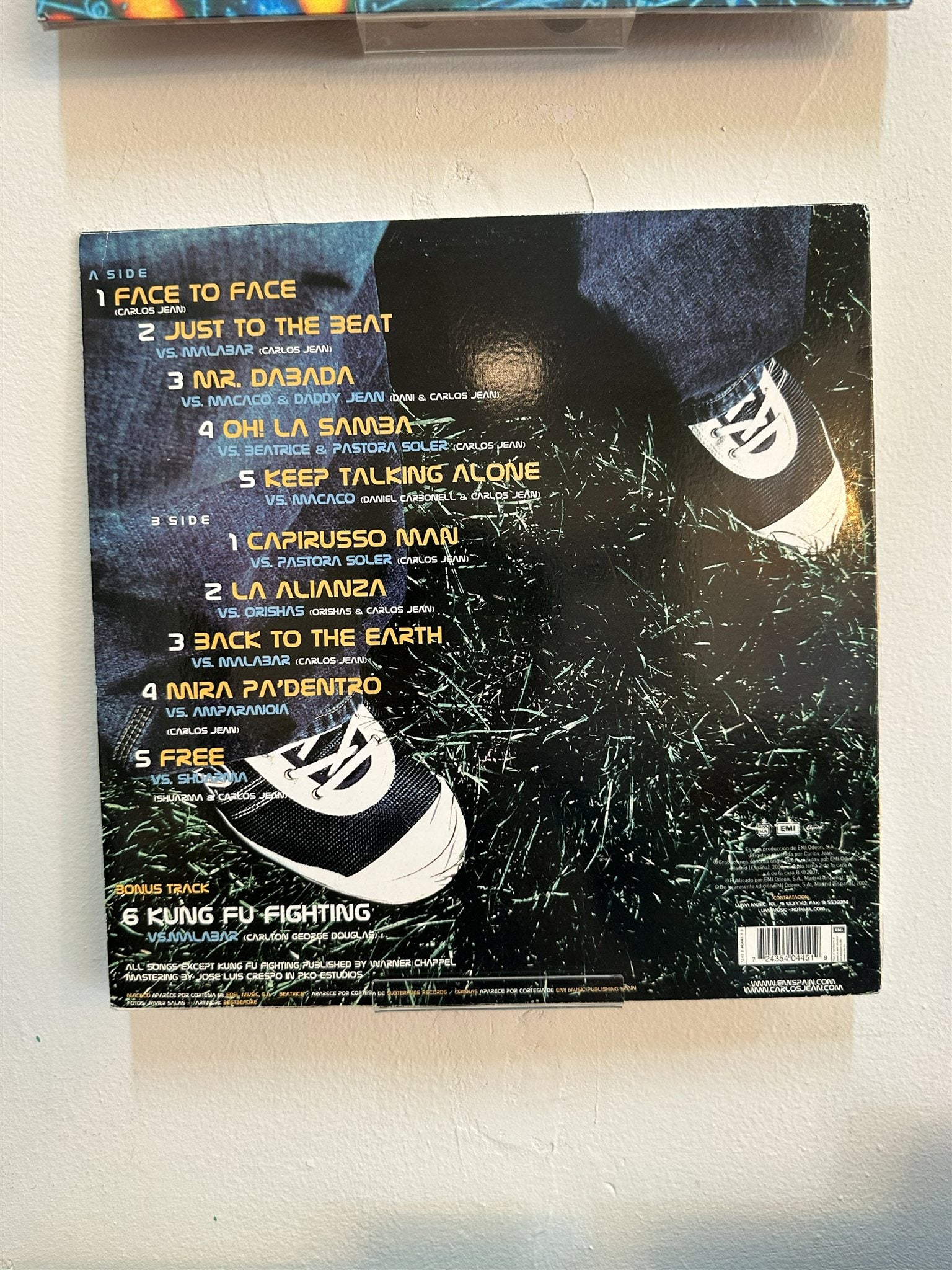 Carlos Jean – Back To The Earth (ESP 2002) — Contraportada