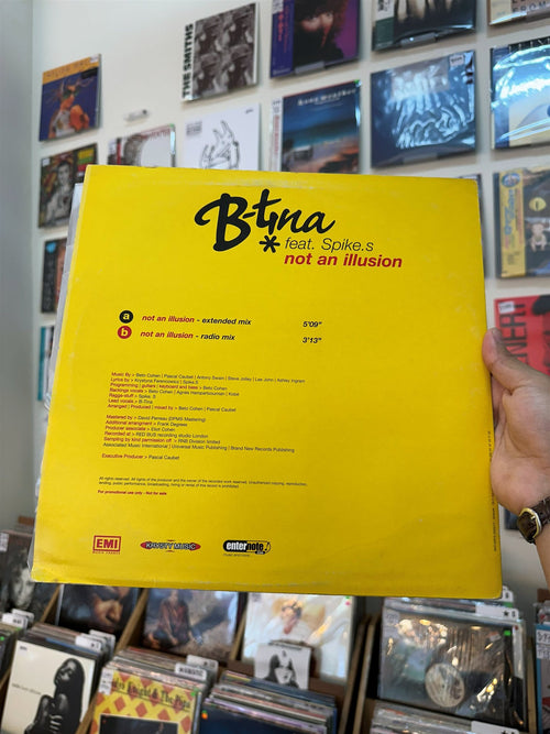 B-tina Feat. Spike S. – Not An Illusion (FR-2003) — Contraportada