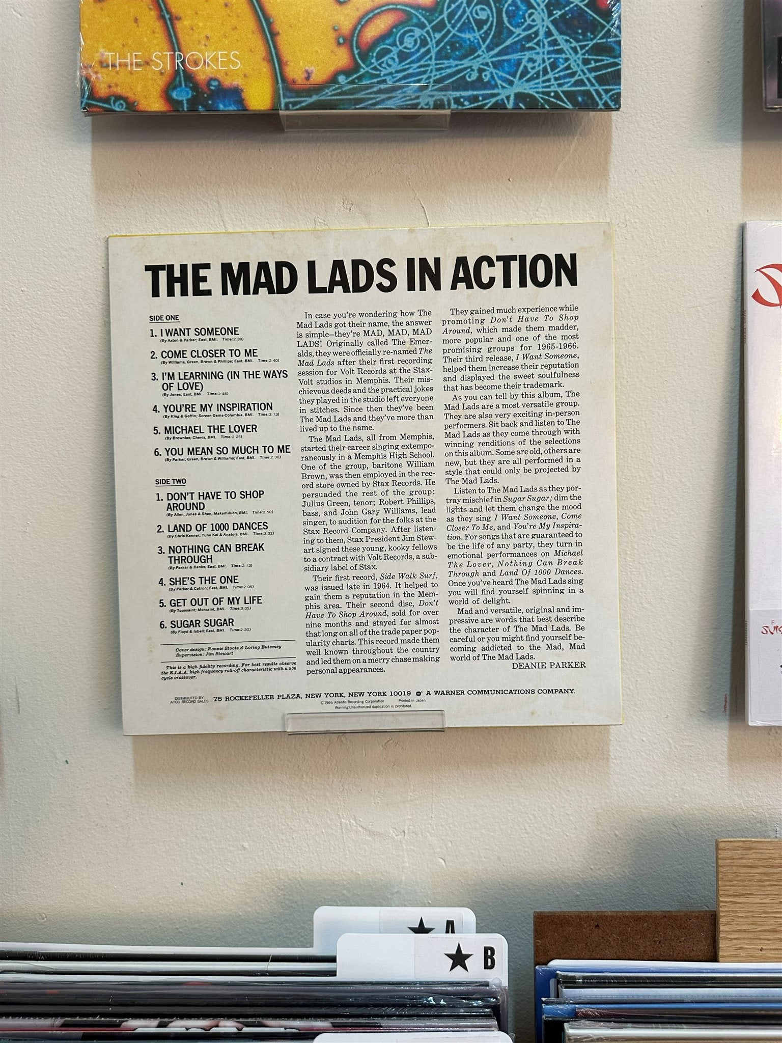 The Mad Lads – In Action (JPN 1983) — Contraportada