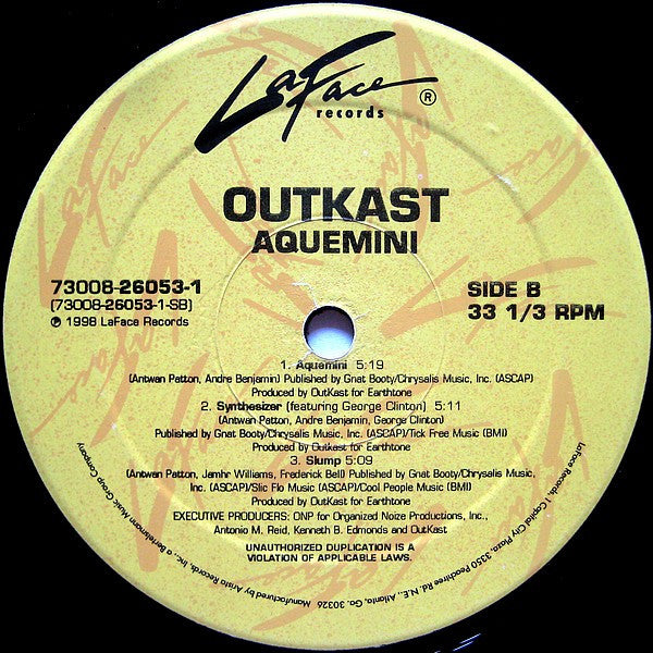 OutKast Aquemini vinilo