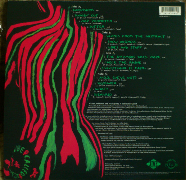 A Tribe Called Quest The Low End Theory contraportada
