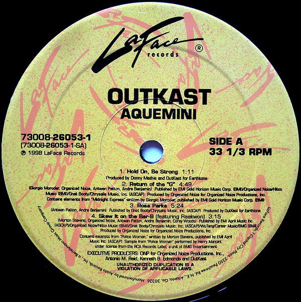 OutKast Aquemini interior