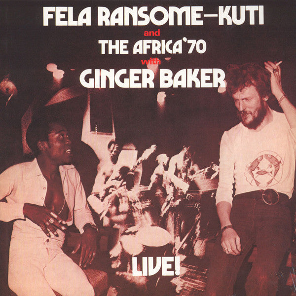 Fela Kuti with Ginger Baker - Live vinilo