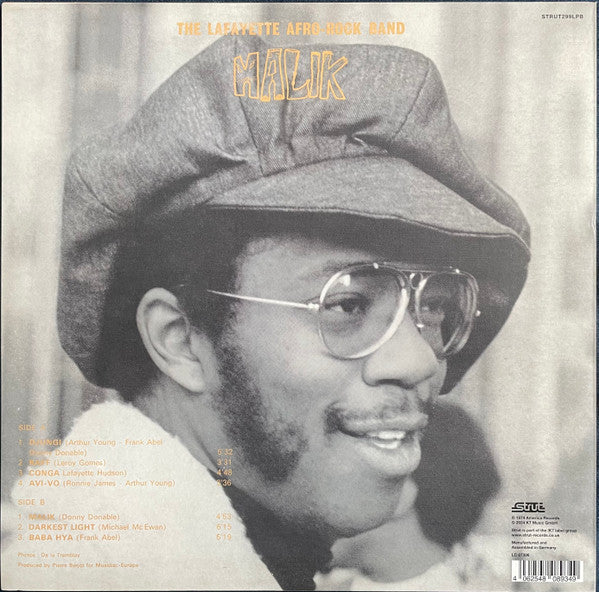 Lafayette Afro Rock Band – Malik contraportada