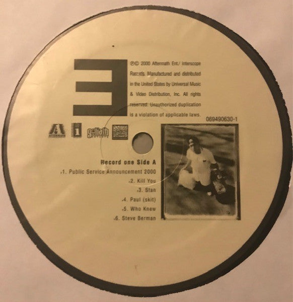 Eminem The Marshall Mathers LP inserto