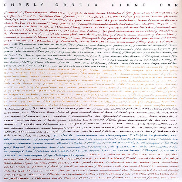 GARCIA CHARLY - PIANO BAR
