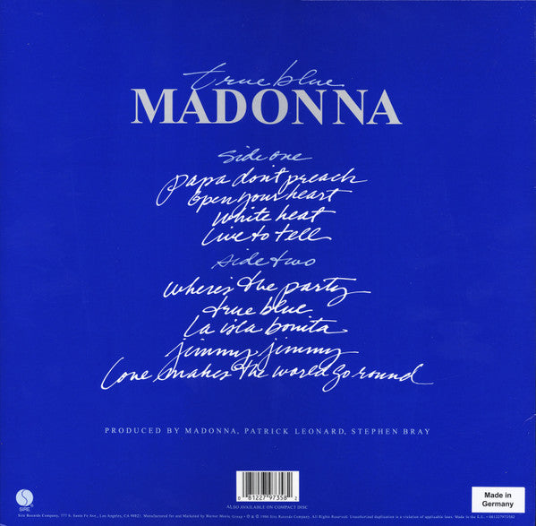 Madonna – True Blue