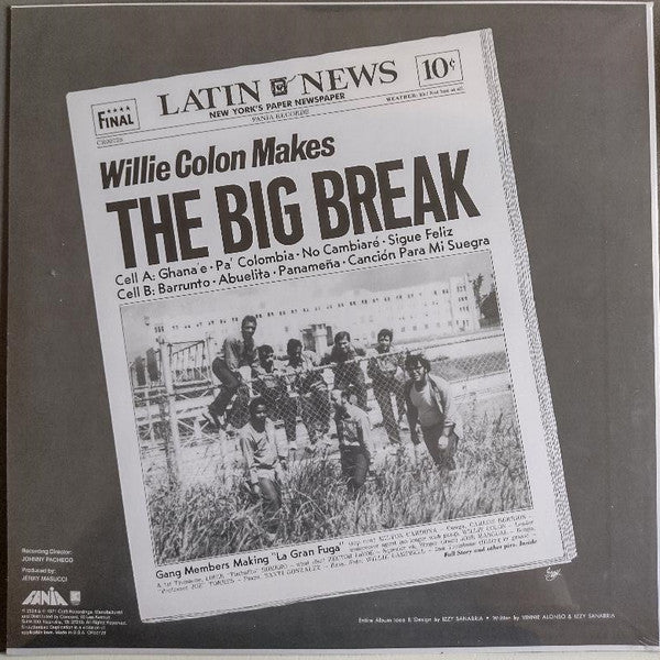 Willie Colon – Wanted For: The Big Break - La Gran Fuga