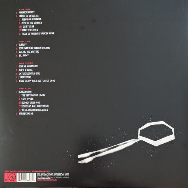 Green Day – American Idiot 20 (Red & Black Splatter Vinyl)