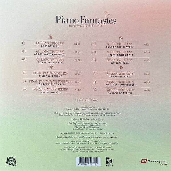 Mischa Cheung – Piano Fantasies – music from SQUARE ENIX