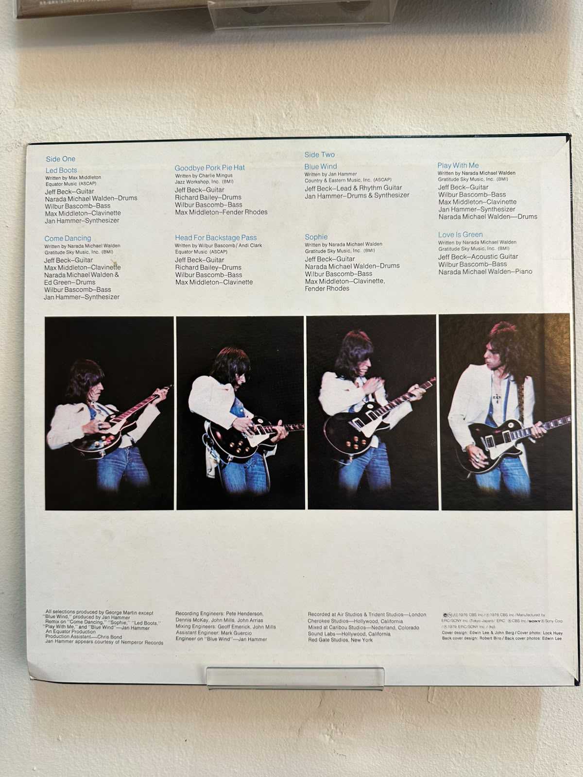 Jeff Beck – Wired (1979, Japan, Epic)