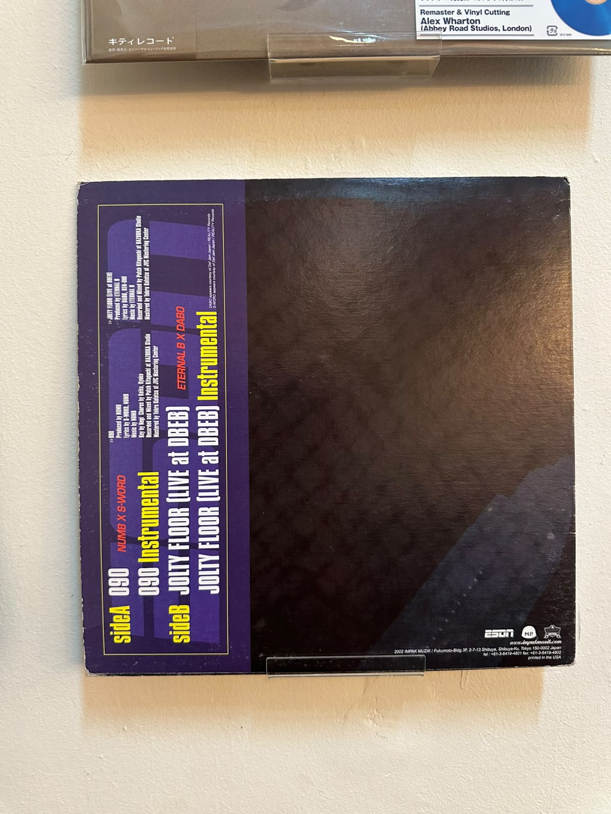 Numb x S-Word / Eternal B x Dabo – 090 / Jolty Floor (Live At DBEB) (2002, Japan, Impak Muzik)