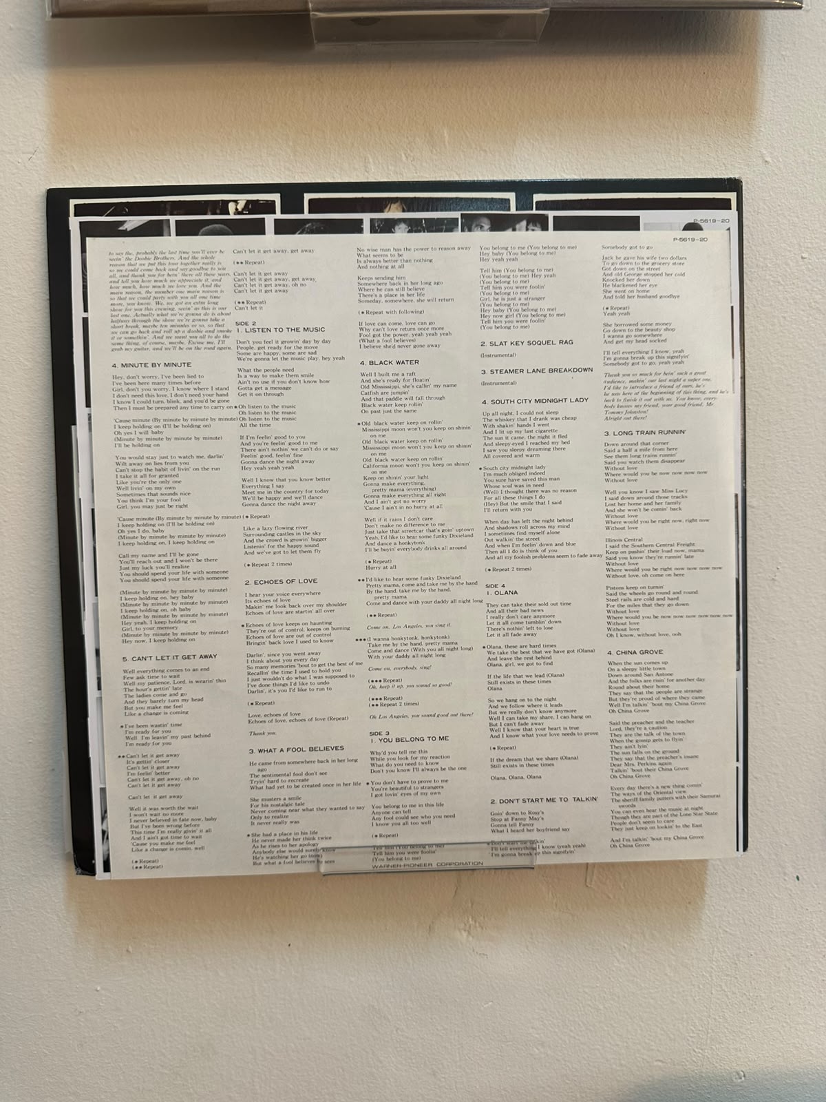 The Doobie Brothers – Farewell Tour (1983, Japan, Warner Bros. Records)