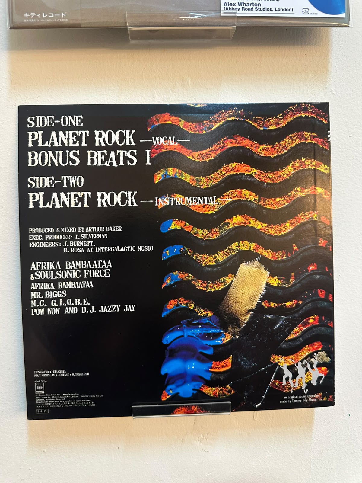 Afrika Bambaataa & Soulsonic Force – Planet Rock (1985, Japan, CBS/Sony)