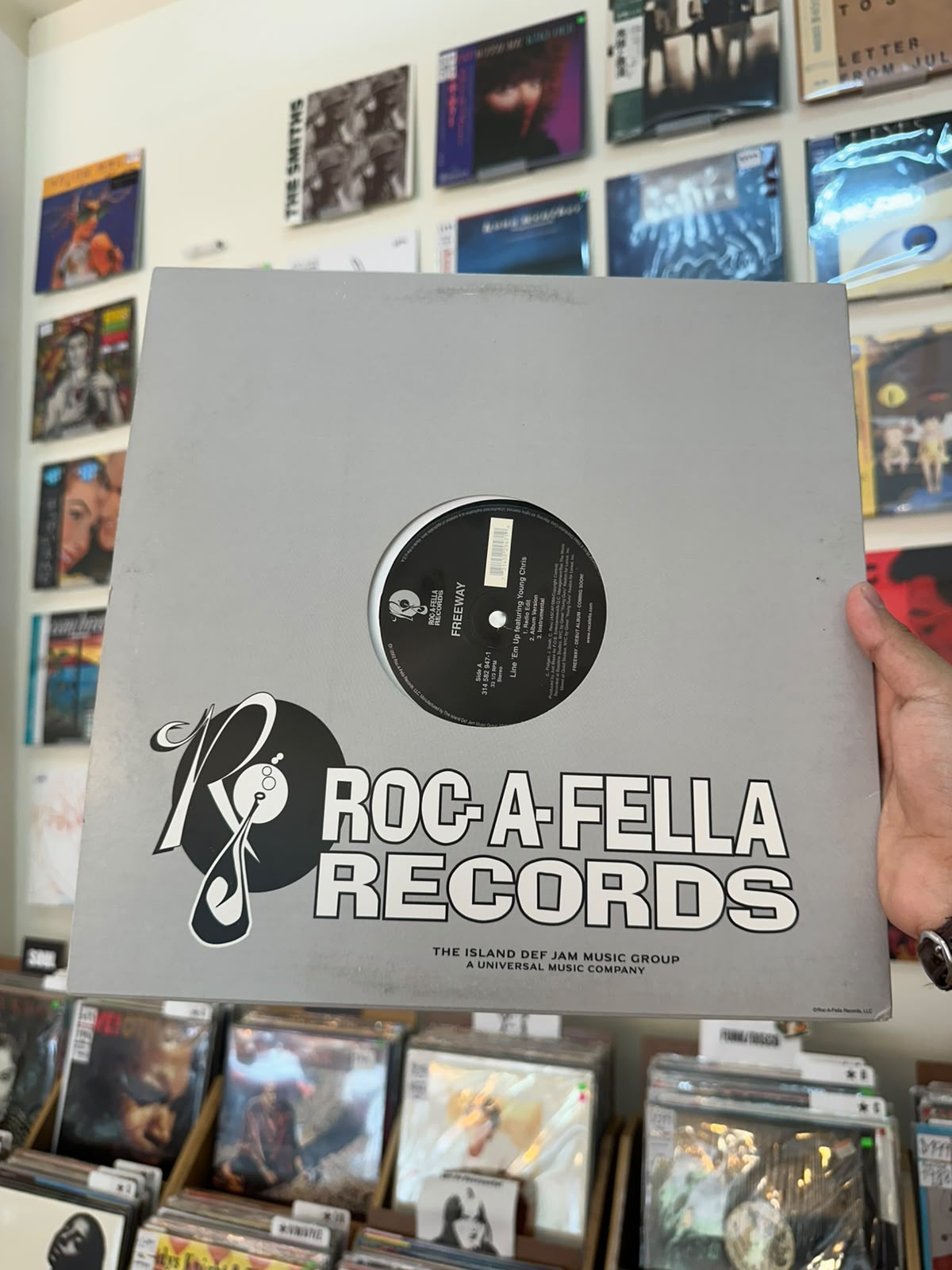 Freeway – Line 'Em Up / Roc The Mic (Remix) (2002, US, Roc-A-Fella Records)