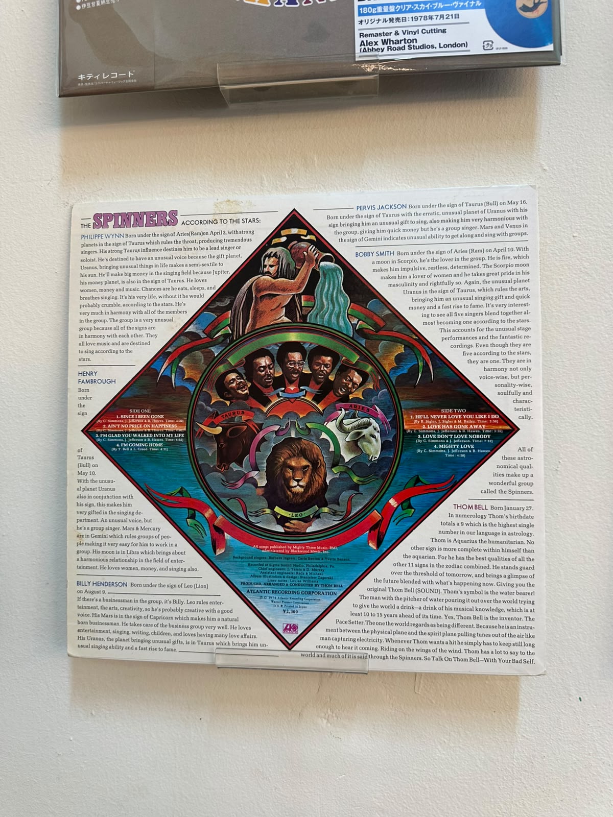 Spinners – Mighty Love (1974, Japan, Atlantic)