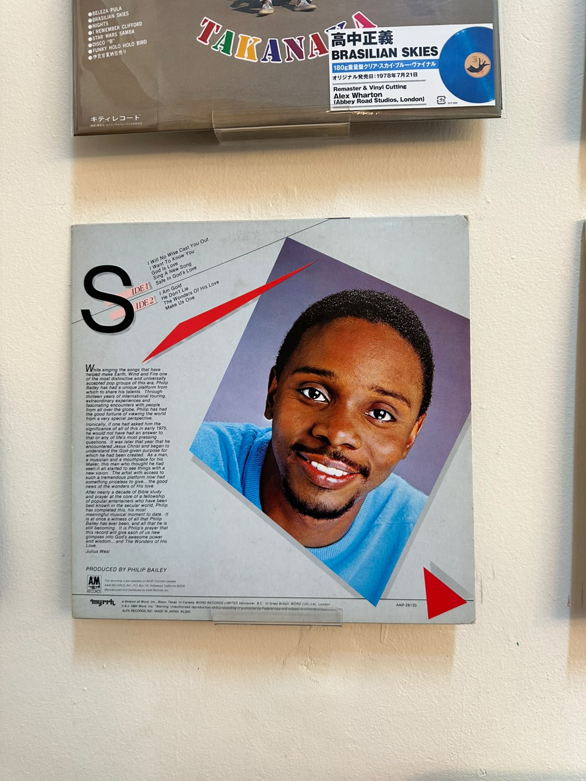 Philip Bailey – The Wonders Of His Love (1984, Japan, Myrrh)