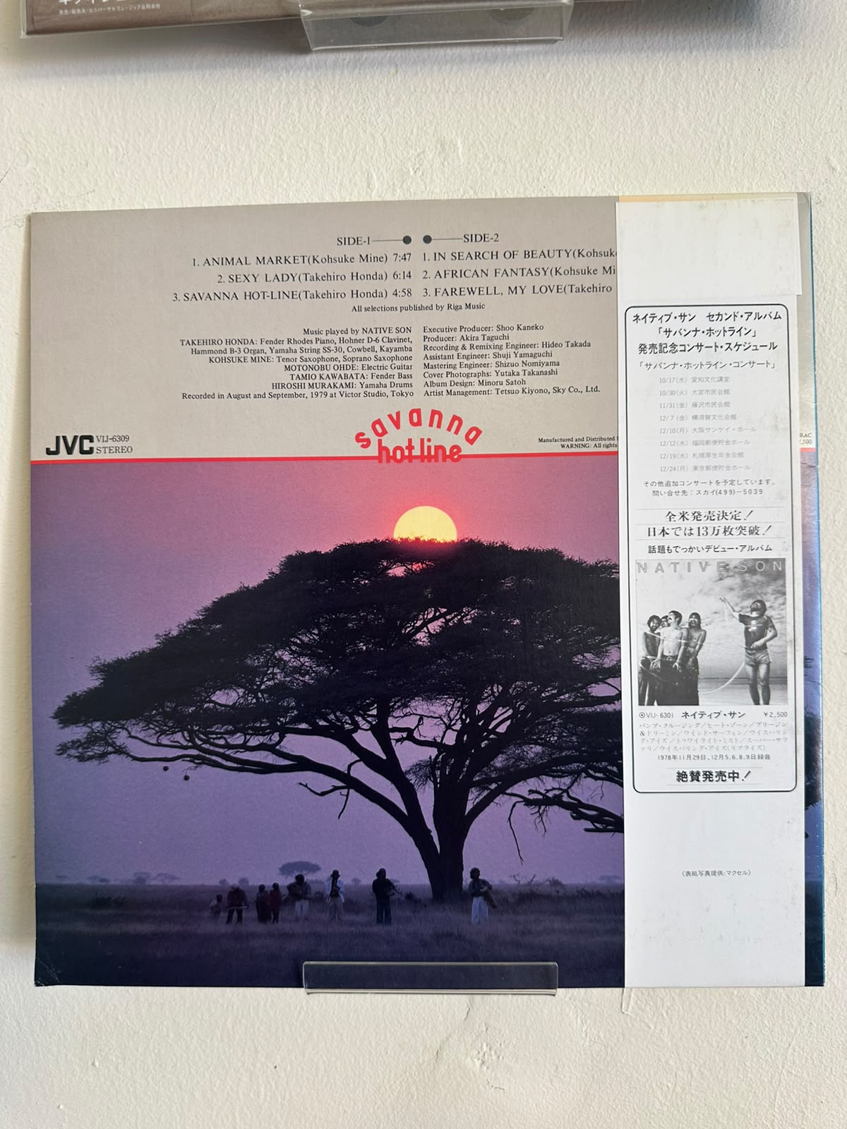 Native Son = Native Son – Savanna Hot-line (1979, Japan, JVC)