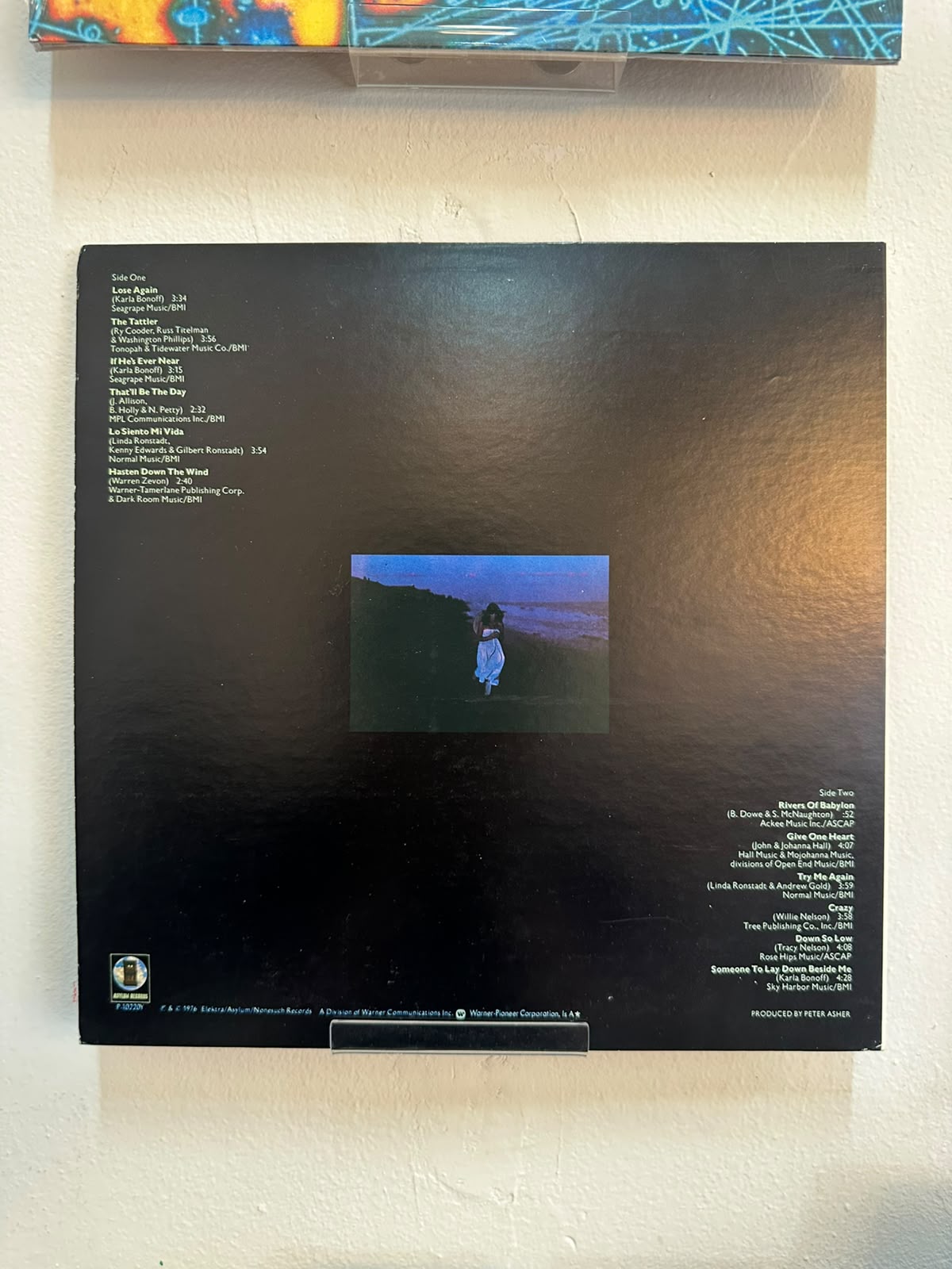 Linda Ronstadt = Linda Ronstadt – Hasten Down The Wind = 風にさらわれた恋 (1976, Japan, Asylum Records)