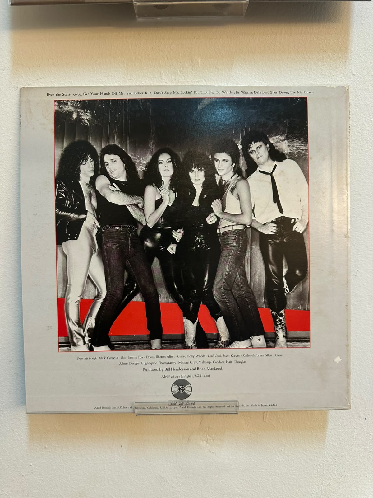 Toronto – Lookin' For Trouble (1980, Japan, A&M Records)