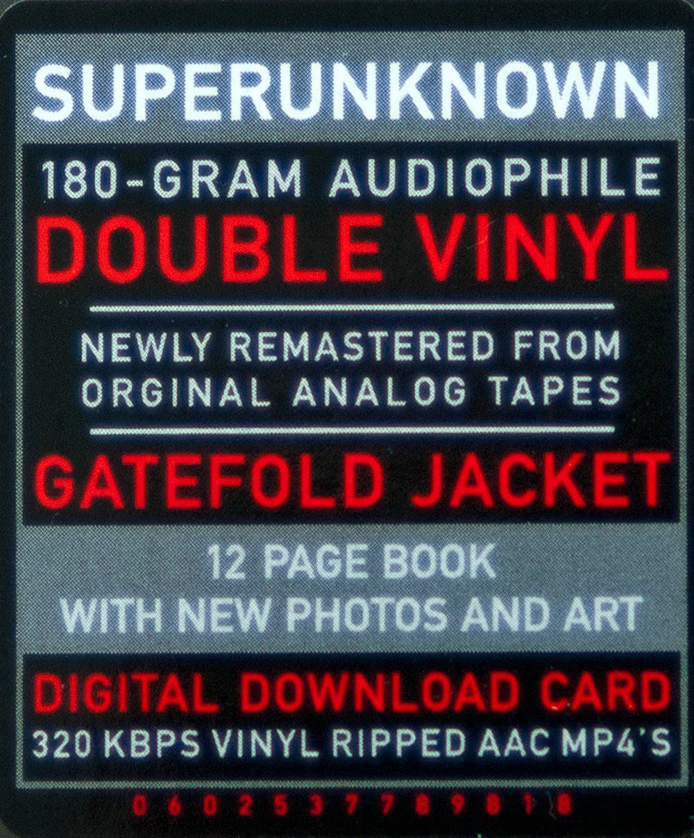 SOUNDGARDEN - SUPERUNKNOWN