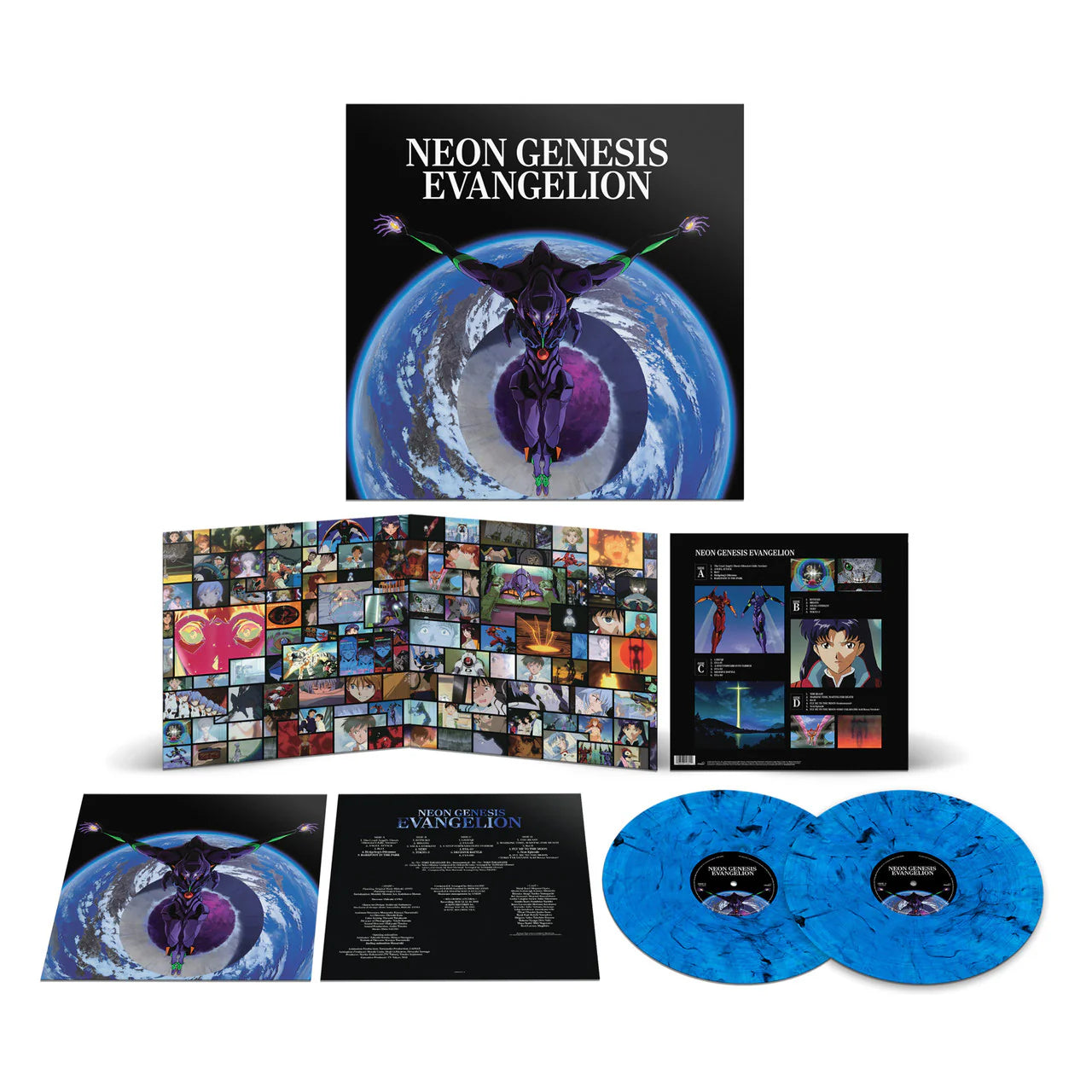 NEON GENESIS EVANGELION OST (TRANSLUCENT BLUE W/ BLACK SMOKE VINYL/140G/2LP)