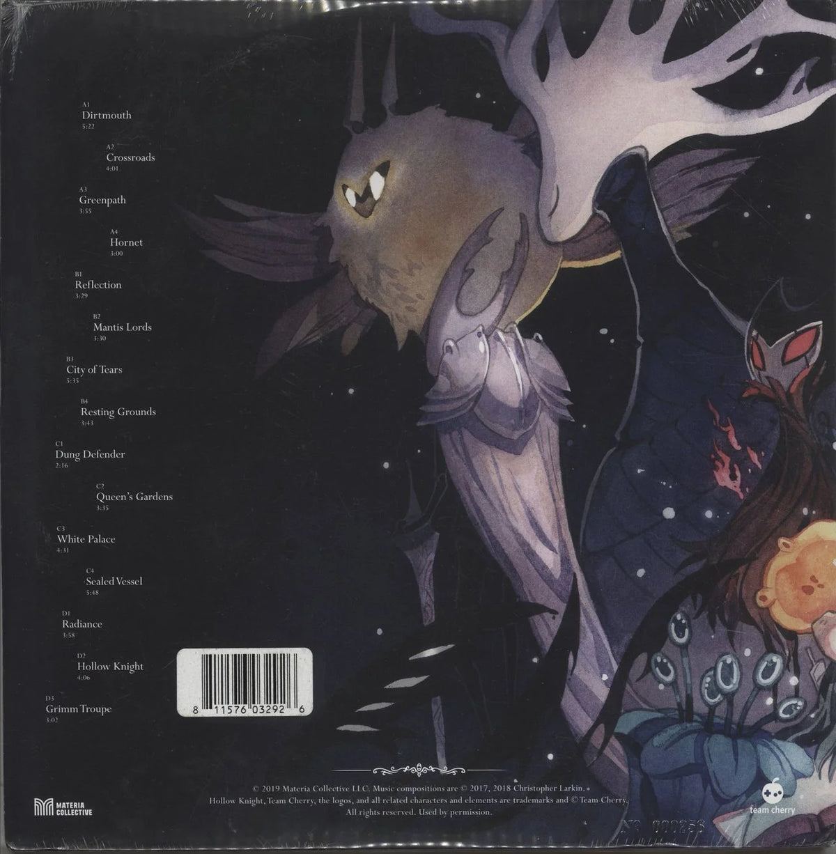 Hollow Knight Piano Collections (Black & Silver Translucent Vinyl)